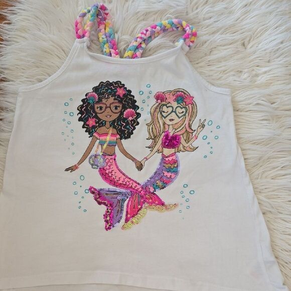 Tommy Bahama White Kids Camisole with Mermaid Design - Picture 3 of 6
